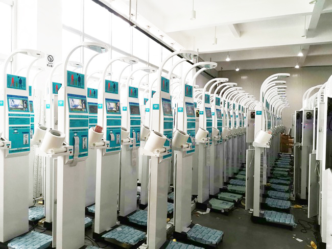 出口投幣身高體重血壓心率測量儀案例